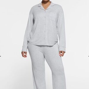 SKIMS Sleep Long Sleeve Button Up Set